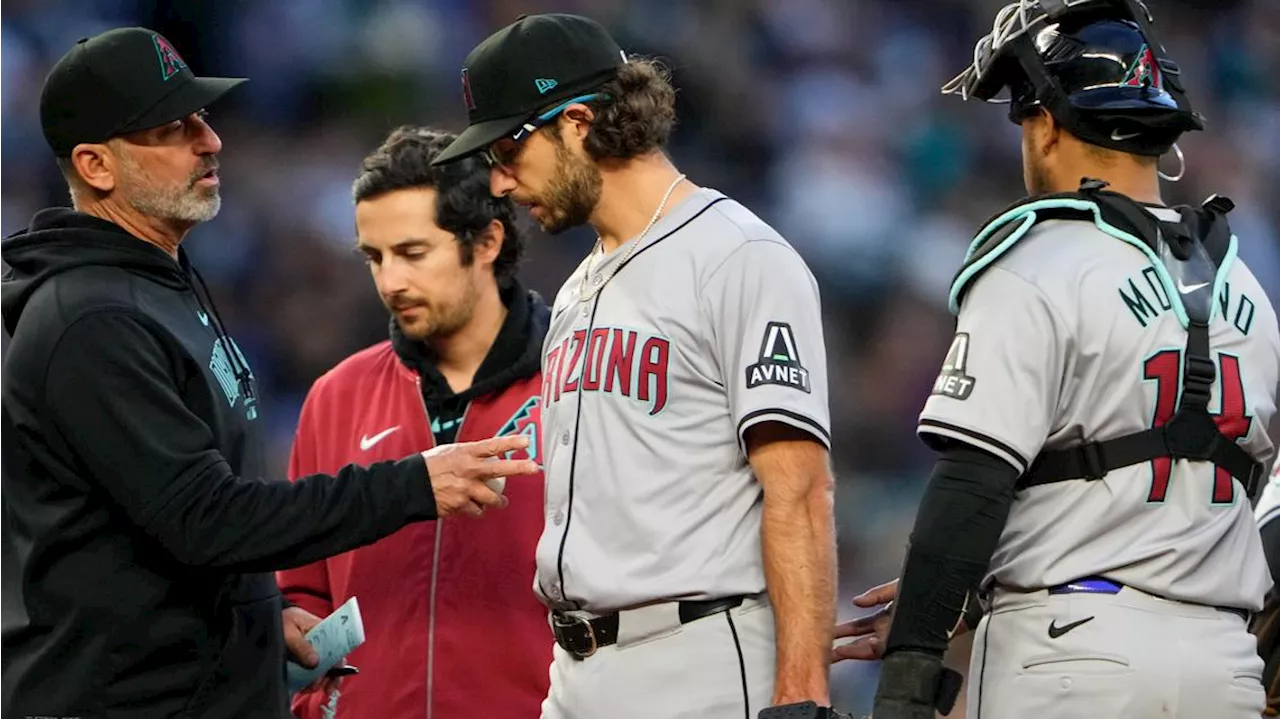 Arizona ace Zac Gallen leaves in 6th inning against Seattle with right hamstring tightness