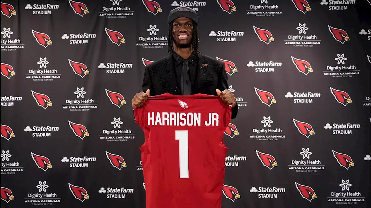 'I just wanna help the team win': Cardinals introduce wide receiver Marvin Harrison Jr.