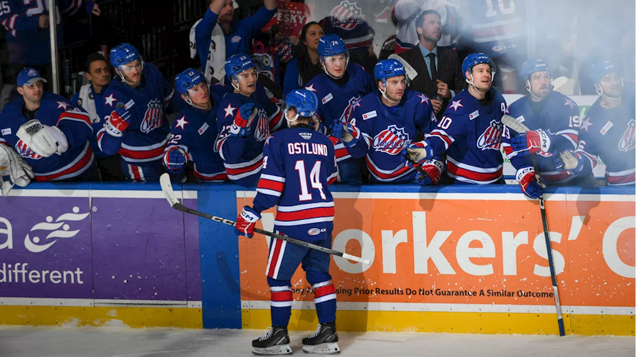 Swedish power carries Amerks past Syracuse in playoff opener