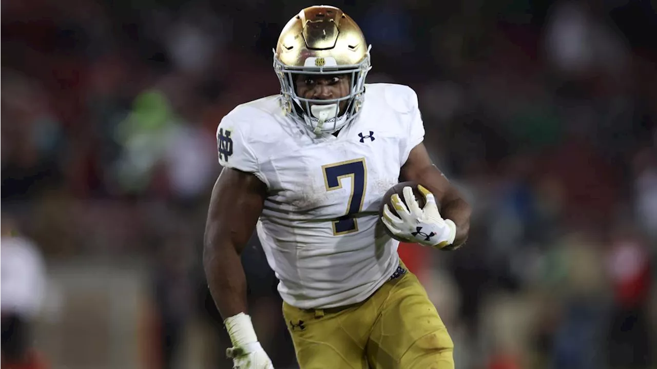 Broncos feature Notre Dame running back Audric Estime among final draft picks