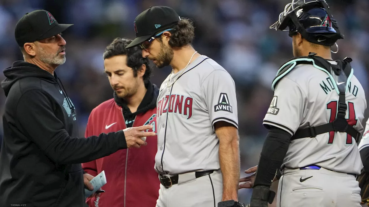 Arizona ace Zac Gallen leaves in 6th inning against Seattle with right hamstring tightness