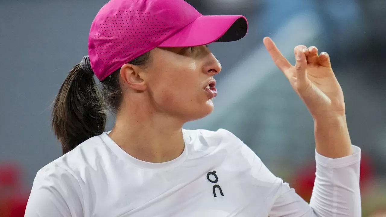 Swiatek reaches Madrid Open round of 16 after easy win over Cirstea