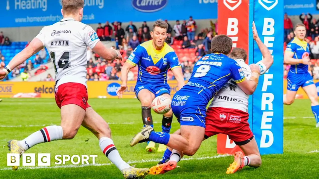 Super League: Salford Red Devils 17-12 Warrington Wolves