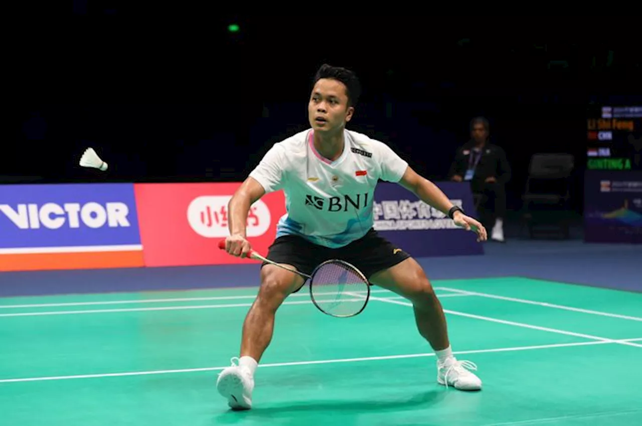 Kecepatan Anthony Ginting Tak Ada Obat, Amankan Poin Pertama Indonesia Atas Inggris