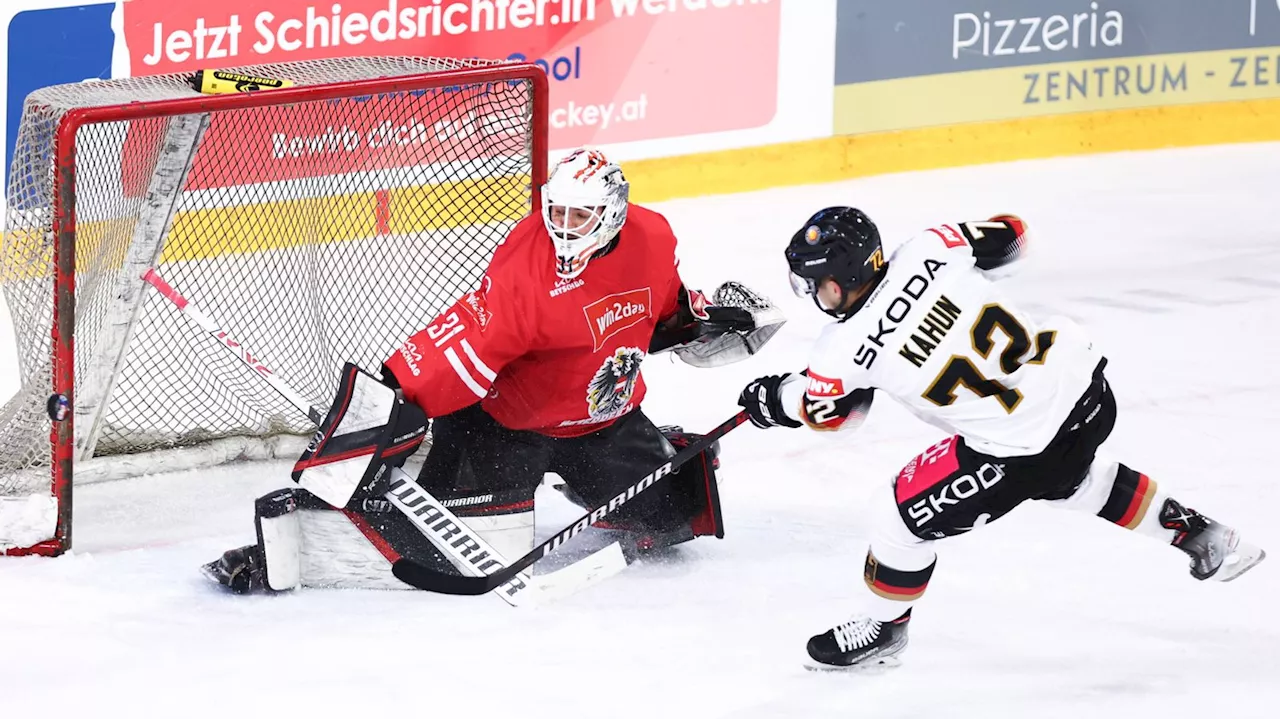 Eishockey-WM-Test: DEB-Team verpasst zweiten Sieg gegen Österreich