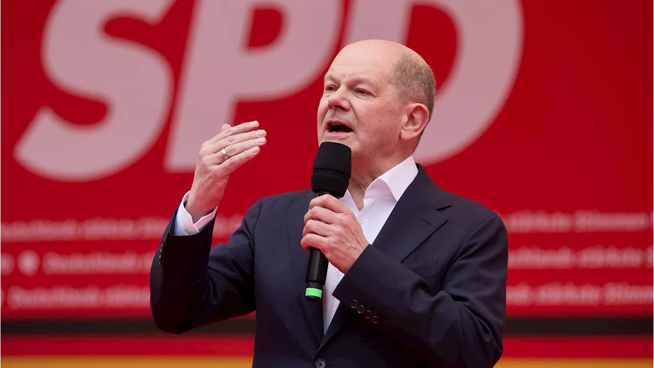 Scholz setzt im Europawahlkampf auf 'Kurs der Besonnenheit'