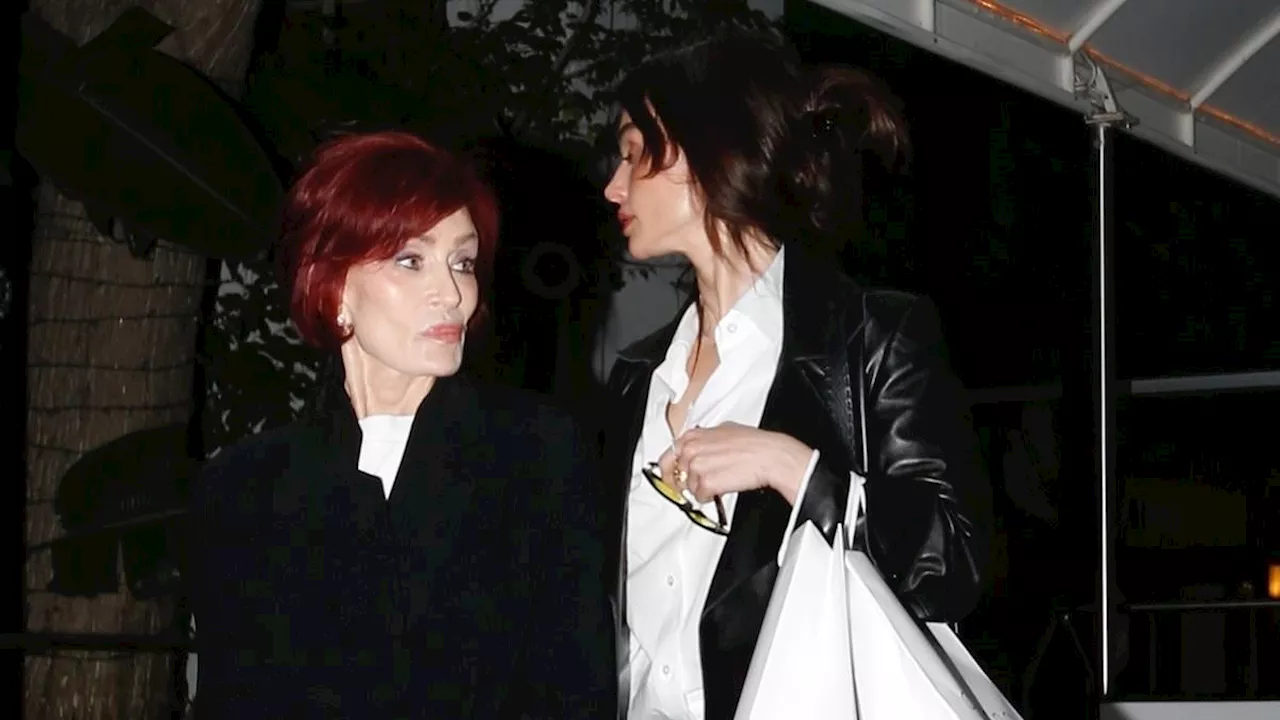 Sharon Osbourne, 71, and daughter Aimee, 40, are spotted together for first time in 7 MONTHS as they...