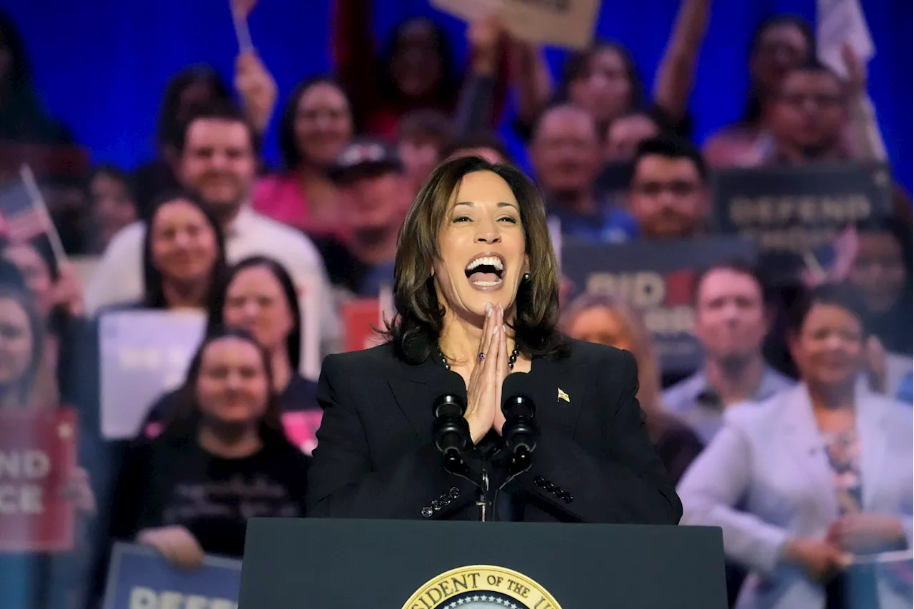 Kamala Harris says she knows people talk about her laugh: ‘From the belly’