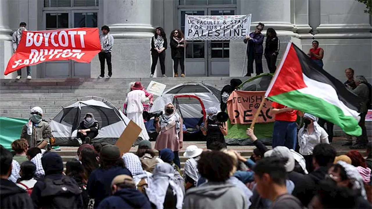 Armed police called as pro-Palestinian protests embroil US campuses