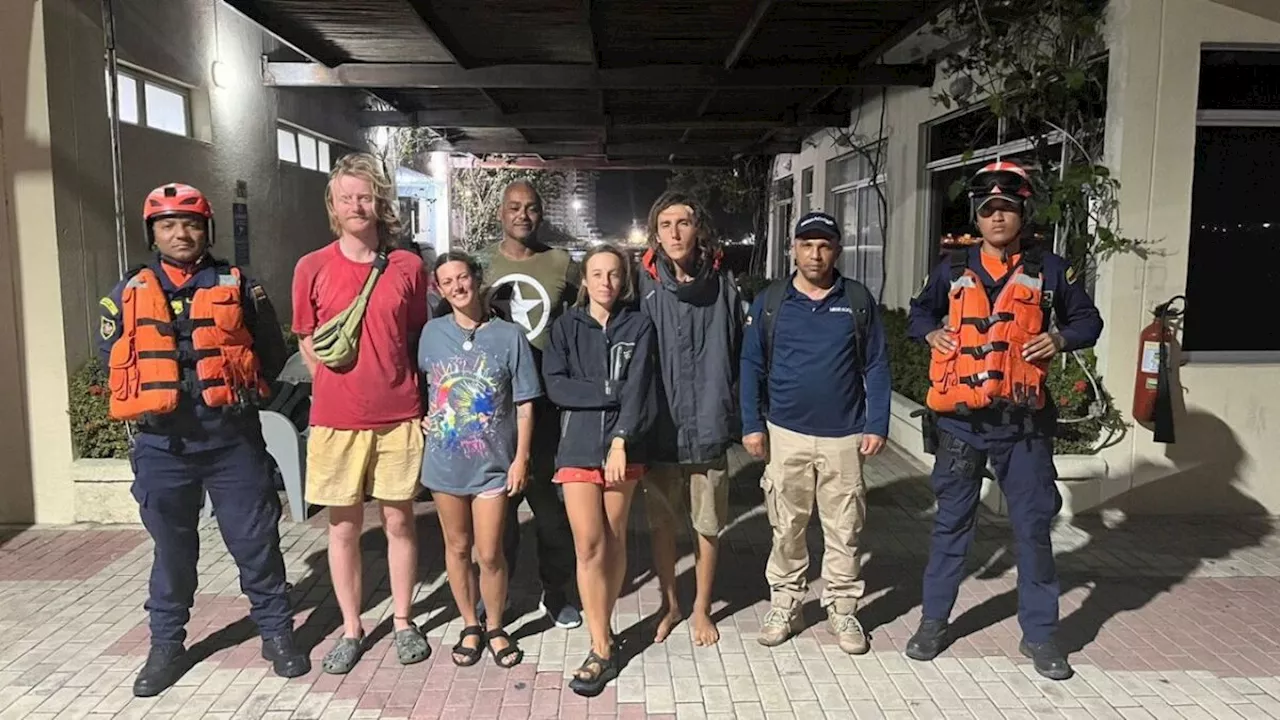 Rescatan a europeos en embarcación a la deriva en aguas de Santa Marta