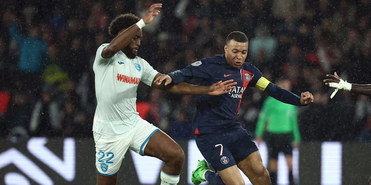 Ligue 1 : accroché par Le Havre au Parc des Princes, le PSG n'est pas encore champion de France