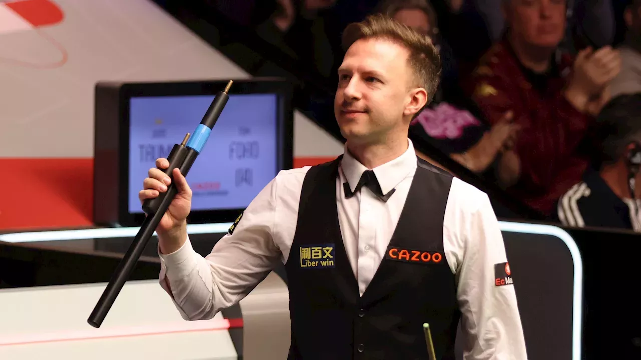 Snooker SnookerWM 2024 in Sheffield Judd Trump stürmt im Crucible