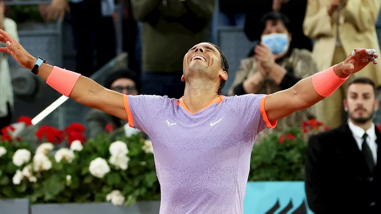 Masters 1000 Madrid / Rafael Nadal est sur la bonne voie : 'Ça veut dire beaucoup pour moi'