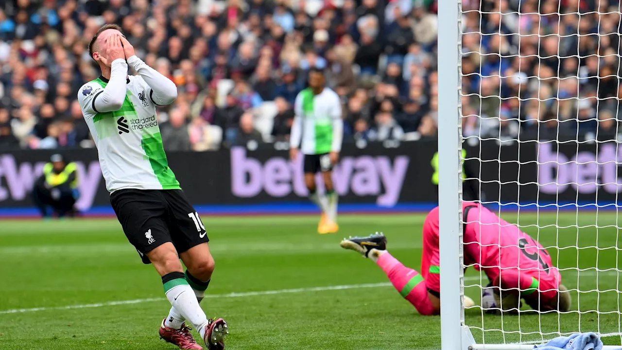 Premier League, West Ham-Liverpool 2-2: Jurgen Klopp dice addio al sogno titolo in Premier