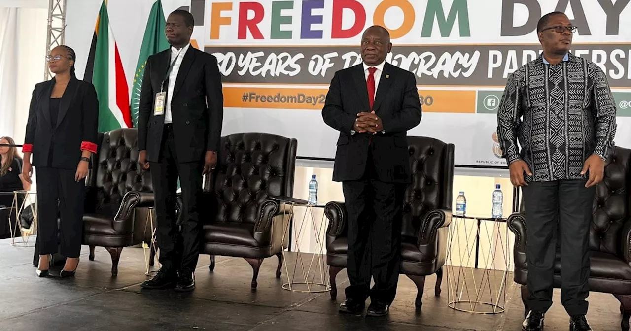 30 years of democracy: Ramaphosa leads Freedom Day celebrations at Union Buildings