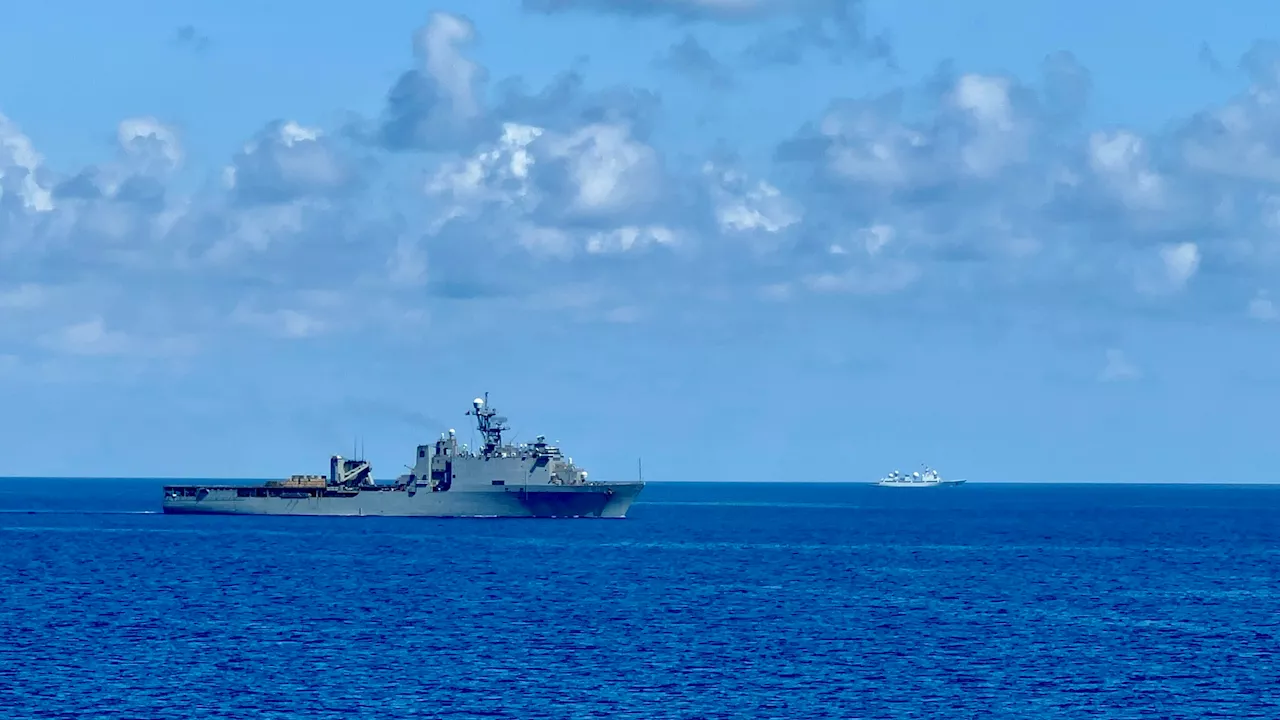 Chinese Navy dumikit sa mga barko ng Pilipinas, Amerika sa WPS