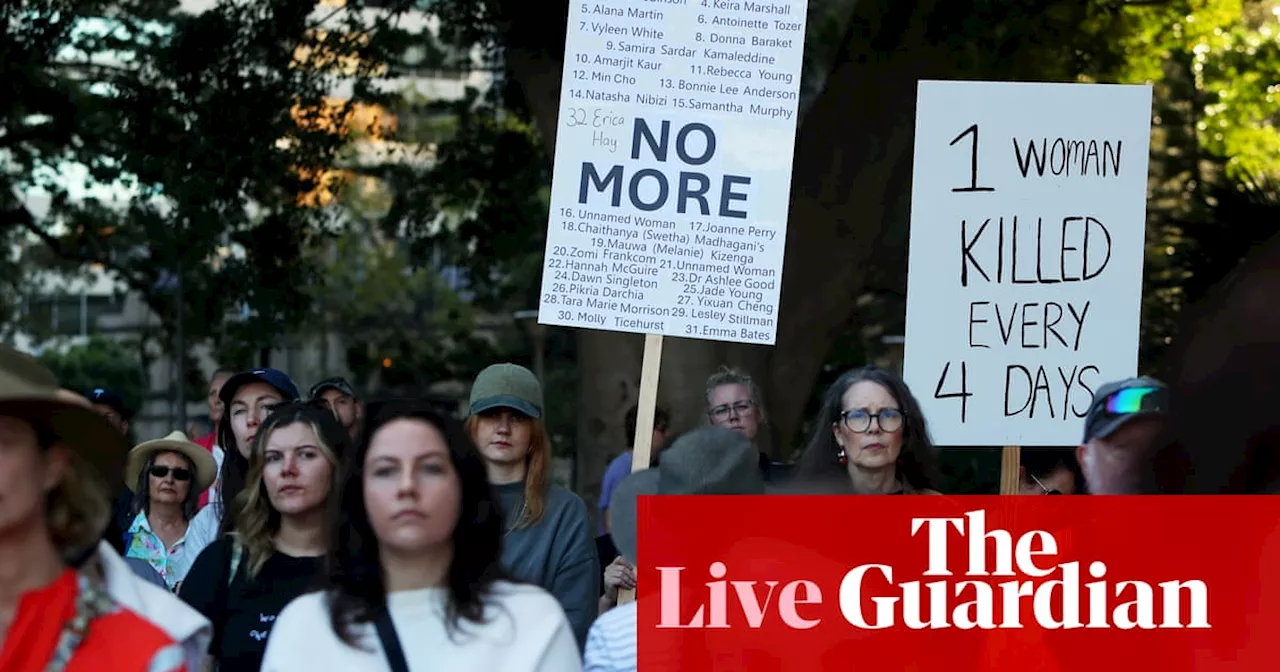 Australia news live: PM to join weekend rallies against gendered violence in Canberra; aid pledge cements ongoing Ukraine commitment