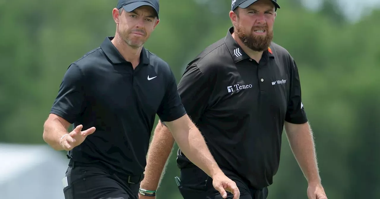 Rory McIlroy and Shane Lowry tied for the lead at the Zurich Classic