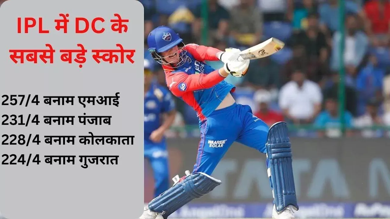 DC vs MI: Delhi Capitals ने अपने 'होमग्राउंड' को बनाया स्‍पेशल, IPL इतिहास में खड़ा किया अपना सबसे बड़ा स्‍कोर