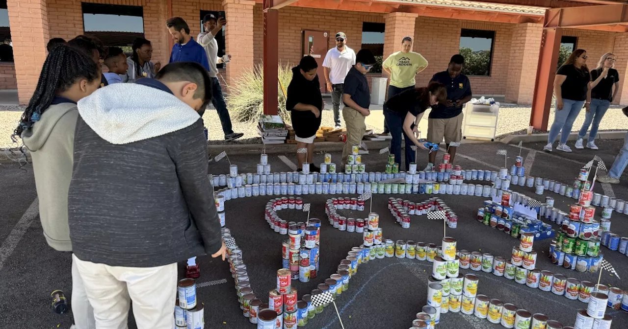 Not your typical food drive: 'Can-struction' competition benefits local youth