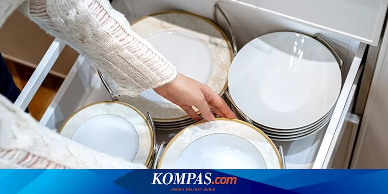 6 Cara Menata Piring di Dapur agar Tetap Rapi dan Terorganisir