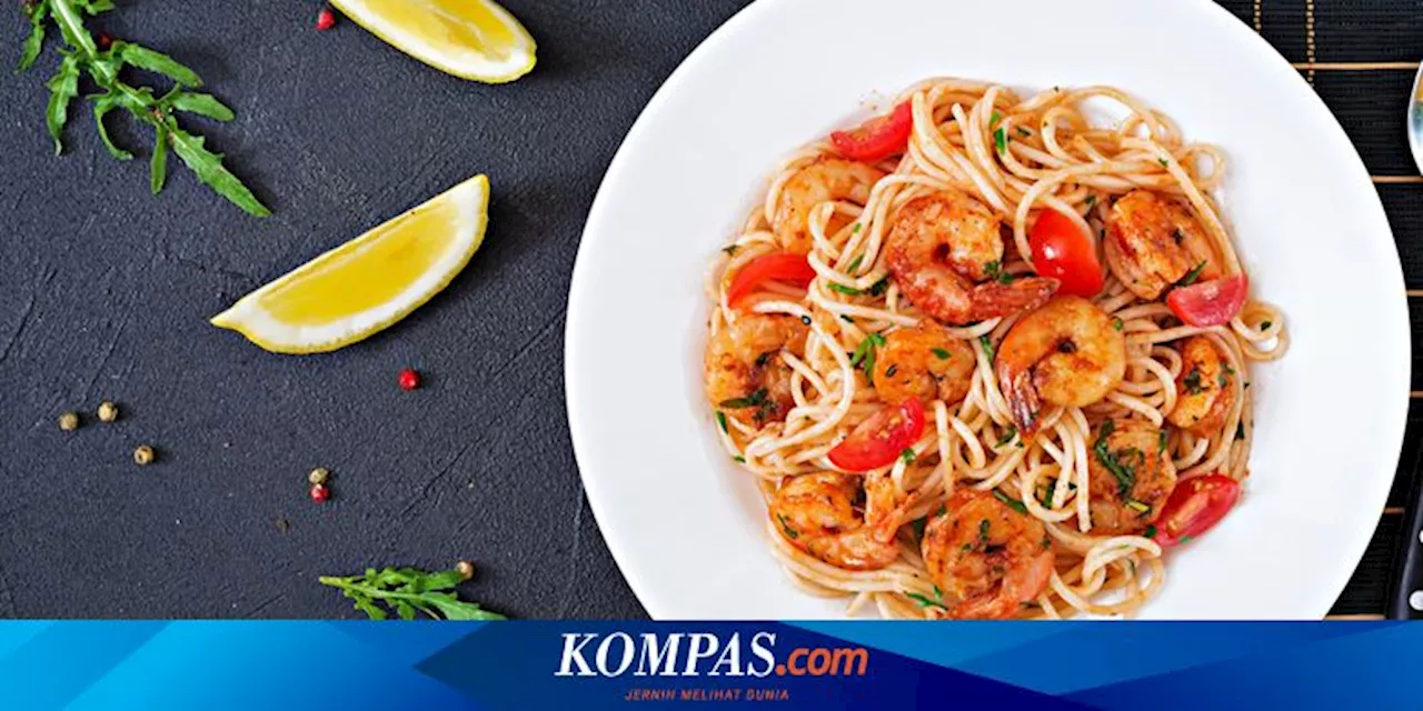 Resep Spageti Udang, Masak Praktis untuk Makan Malam