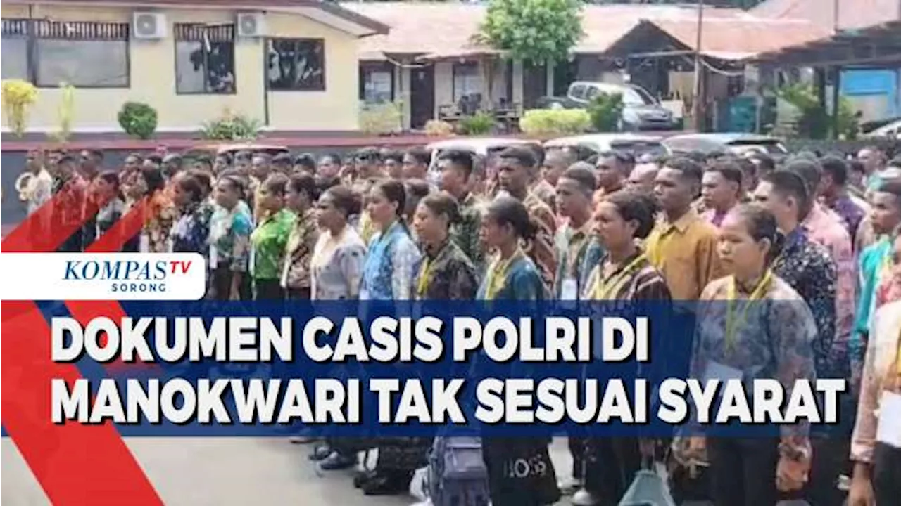 Panitia Penerimaan Polri Polda Papua Barat Temukan Ketidak Susaian Data Dari Sejumlah Pendaftar