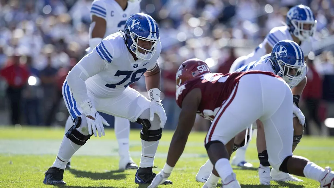 BYU's Kingsley Suamataia selected in 2nd round of 2024 NFL draft by Kansas City Chiefs