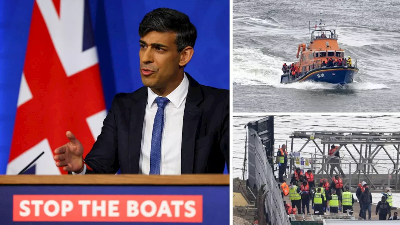 Rishi Sunak claims migrant influx to Northern Ireland is 'proof' government's Rwanda plan is working