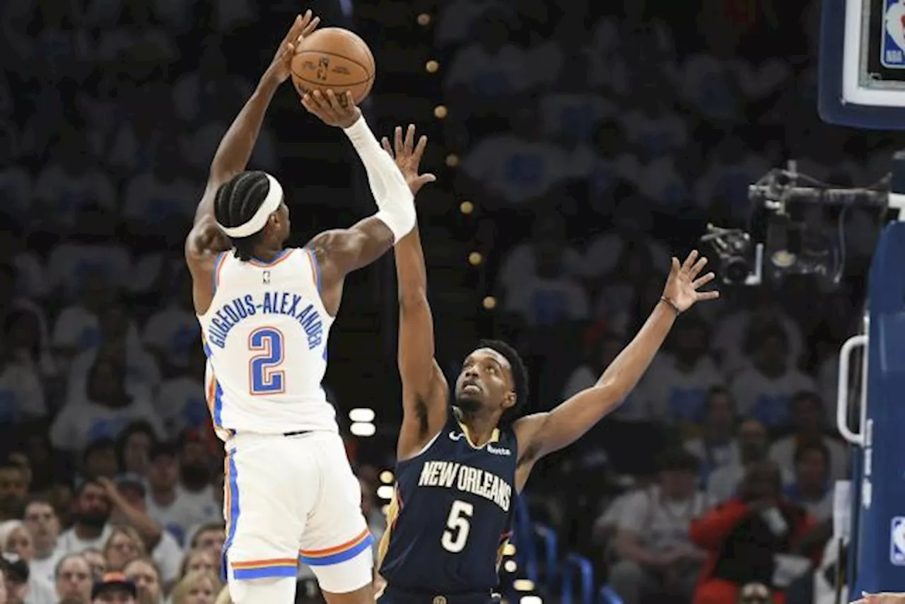 Le Thunder prend le large dans sa série contre les Pelicans en play-offs en NBA