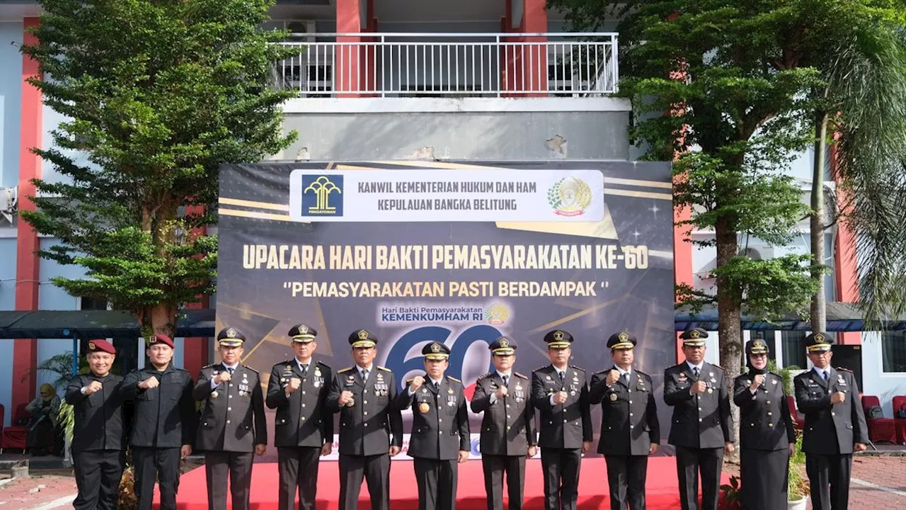 Hari Bhakti Pemasyarakatan ke-60 Digelar, Menkumham Minta Jajarannya Jaga Integritas