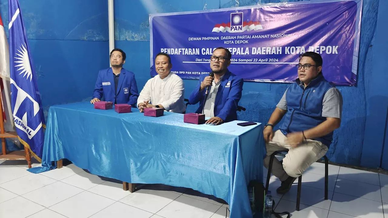 Tekad Maju Pilkada Depok 2024, Sekda Supian Suri Serahkan Formulir ke PAN