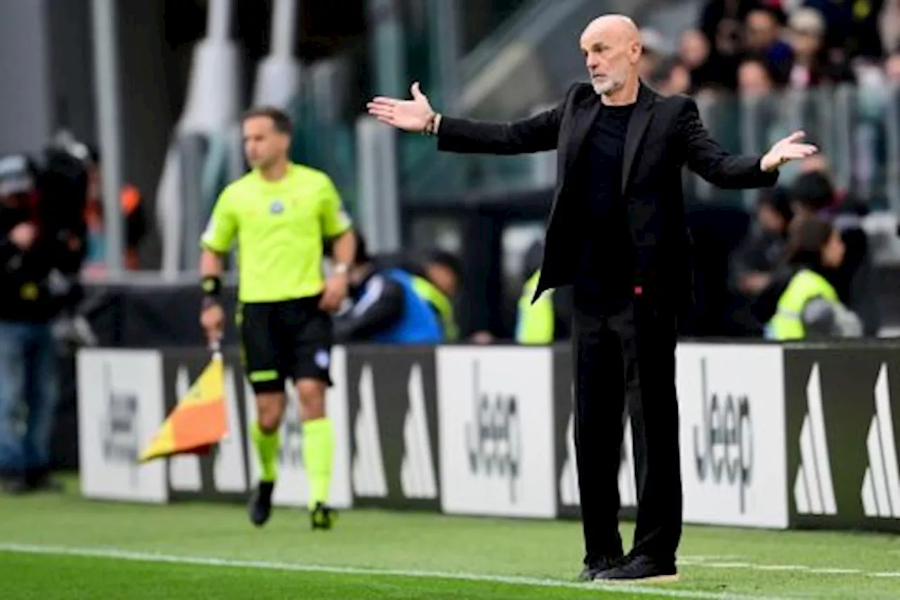 Juventus vs AC Milan, Stefano Pioli Puji Semangat Pemain AC Milan Imbang Lawan Juventus