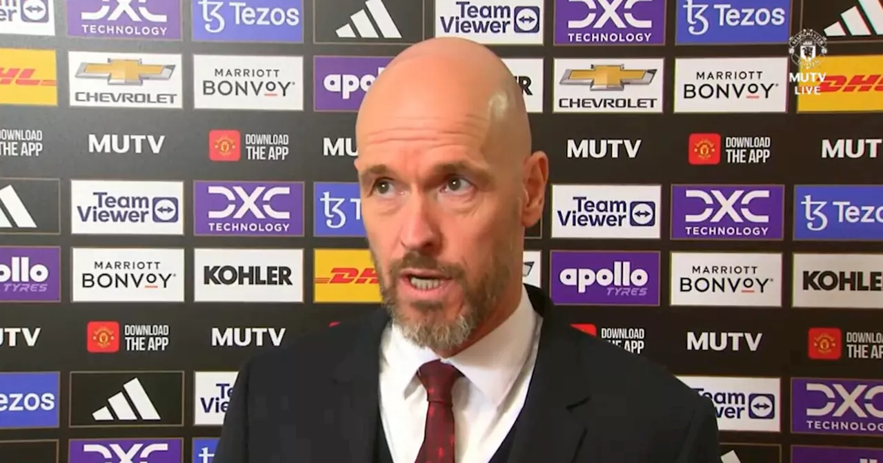 Erik ten Hag explains why Antony starts for Manchester United against Burnley