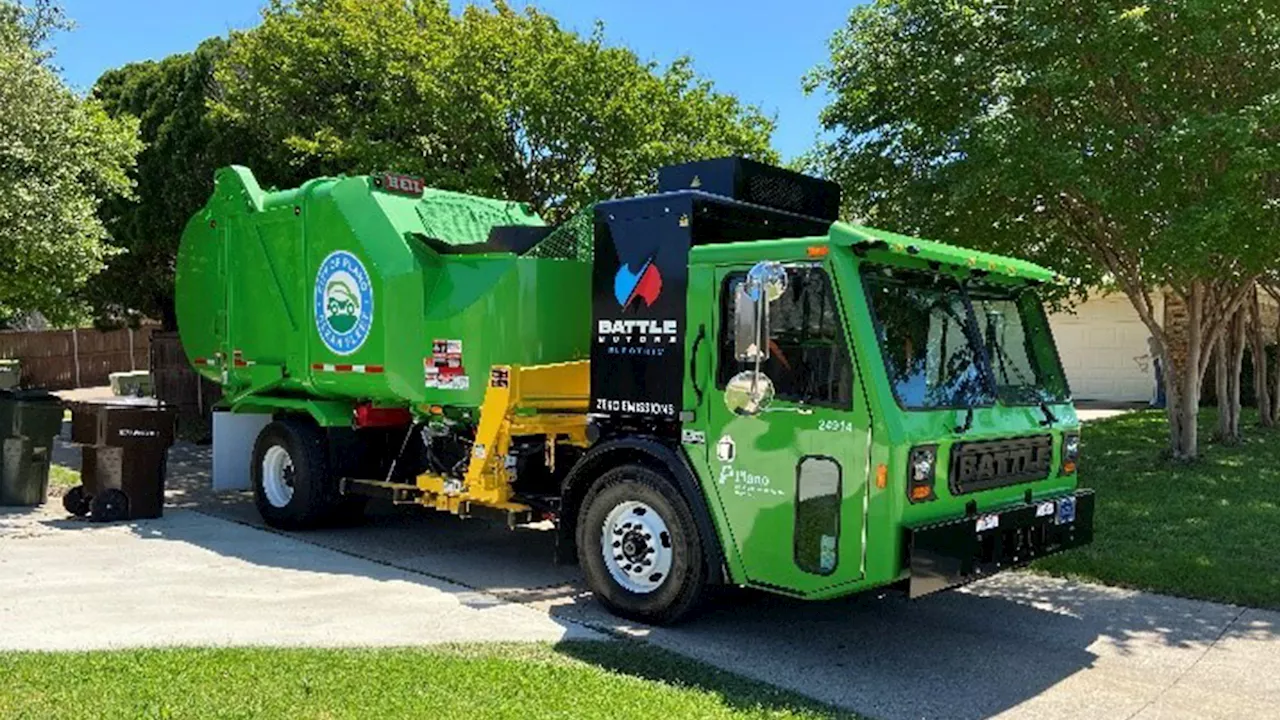 Plano becomes first city in North Texas to implement all-electric trash truck