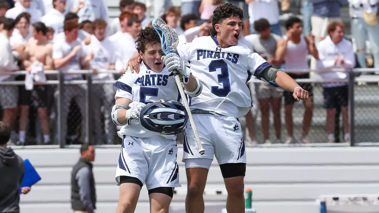 Boys lacrosse photos: Delbarton at Seton Hall Prep, April 27, 2024