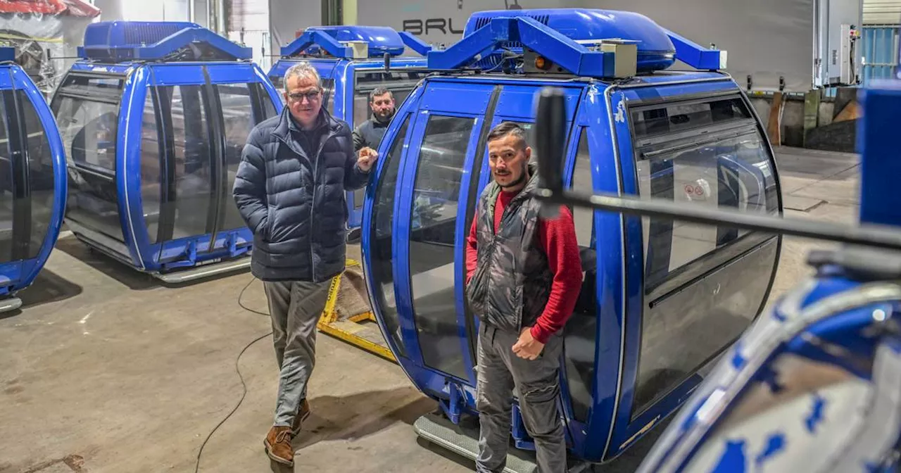 „Sky Lounge Wheel“ in Willich: Europas größtes Riesenrad lagert in Anrath