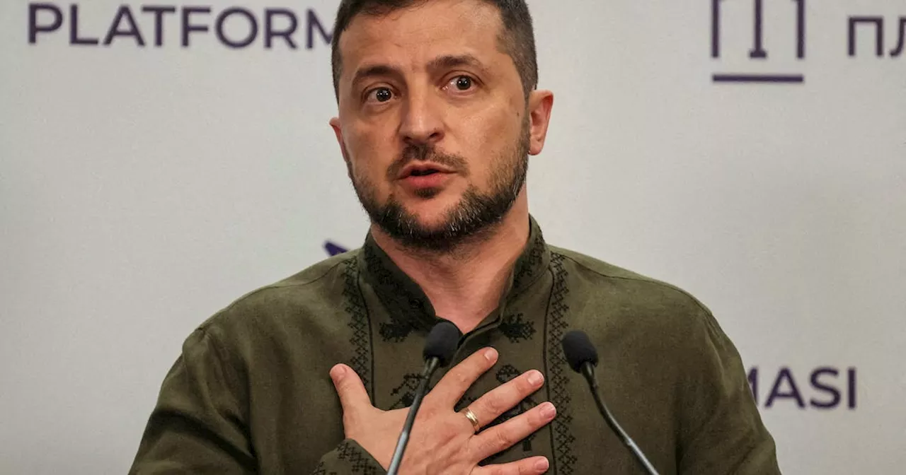 Zelenskiy says Russia targeted gas facilities that secure EU supply