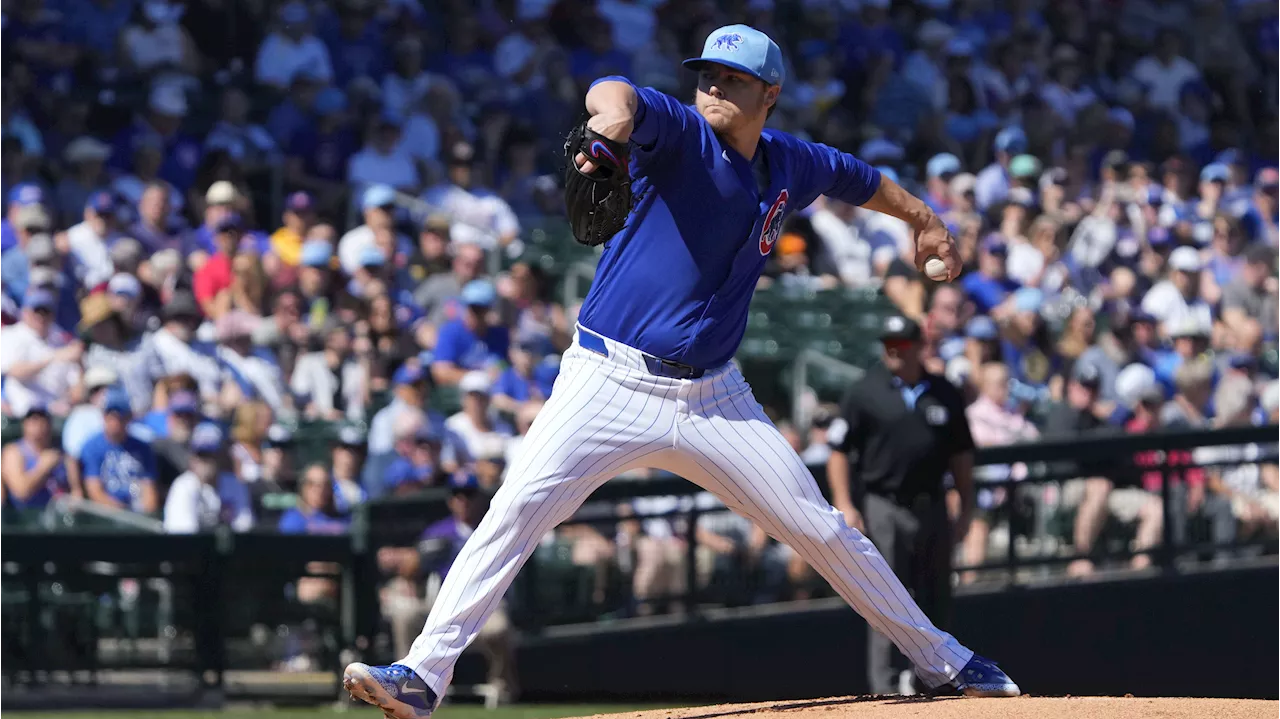 Injured Chicago Cubs Ace Pitches In Extended Spring Game in Arizona