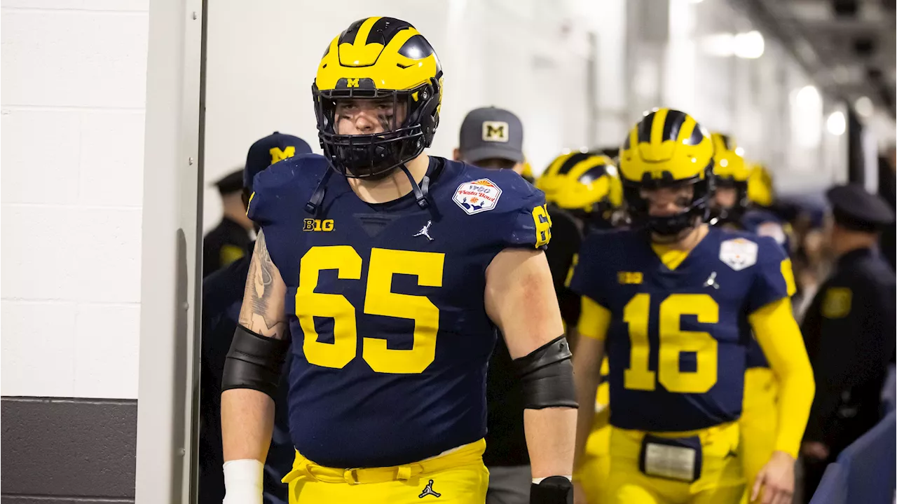 The Cleveland Browns Select Michigan Wolverine Zak Zinter With Pick 85