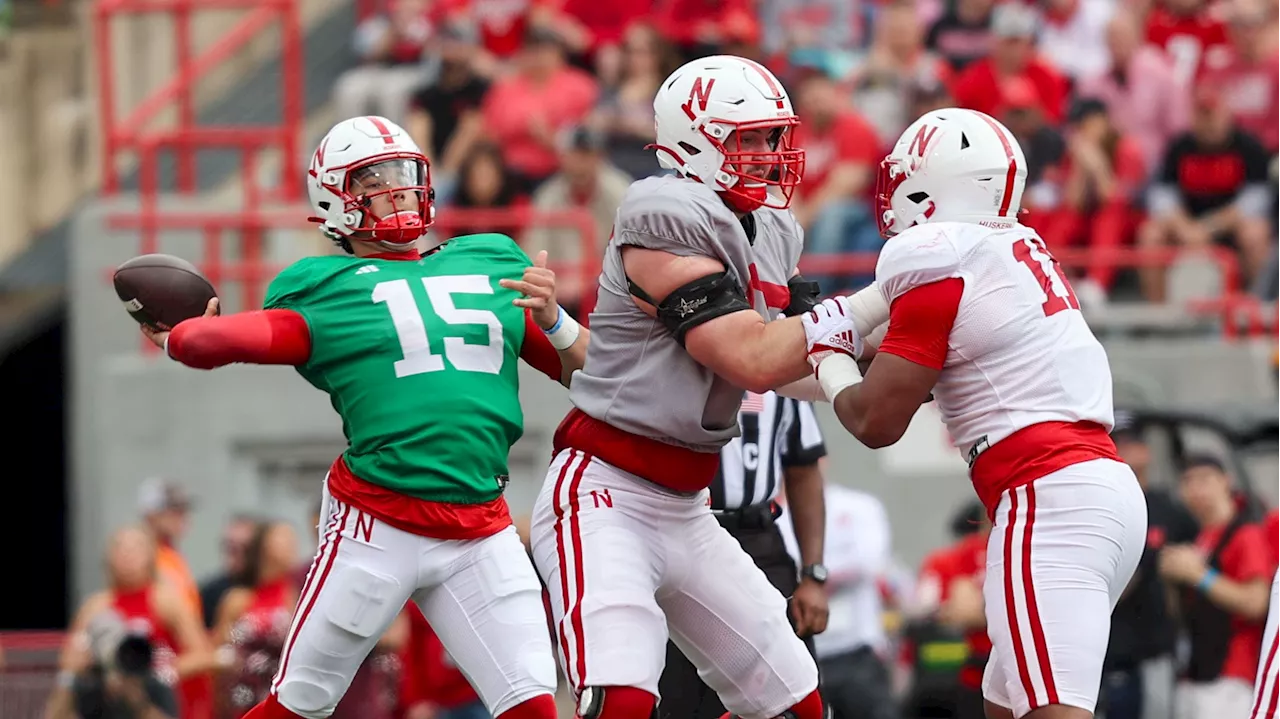 White Tops Red 25-21 in Annual Husker Spring Game