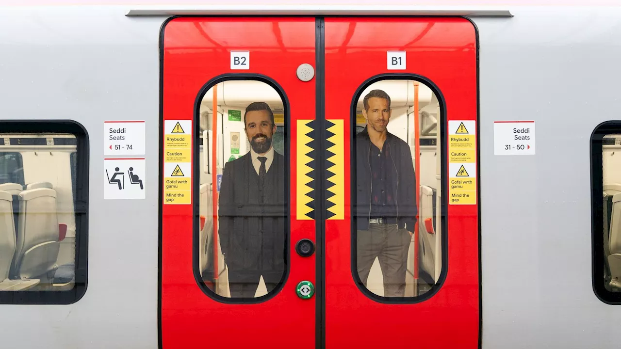 Ryan Reynolds and Rob McElhenney: Trains named in Wrexham owners' honour