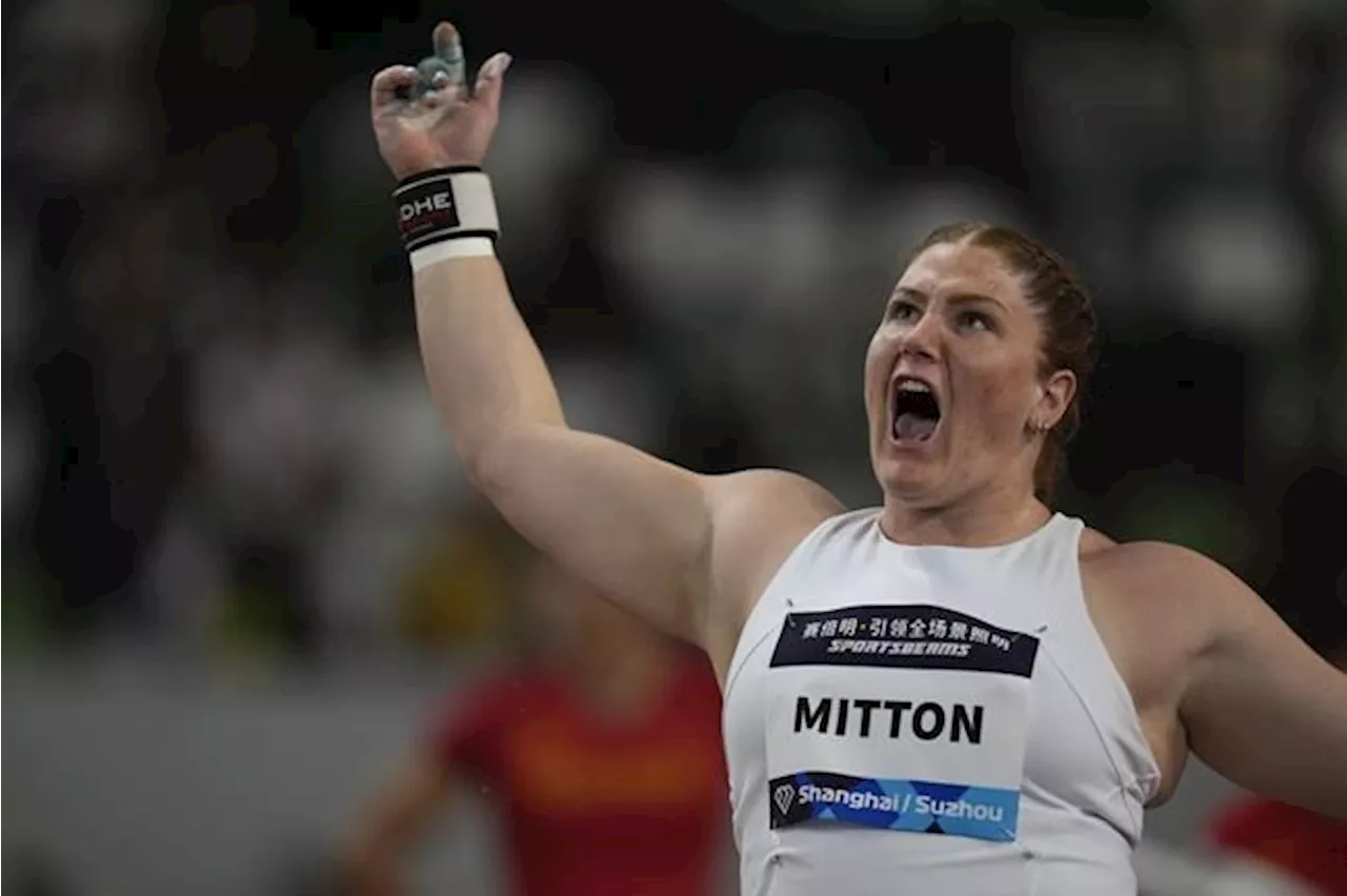 Canada's Sarah Mitton second in Diamond League shot put