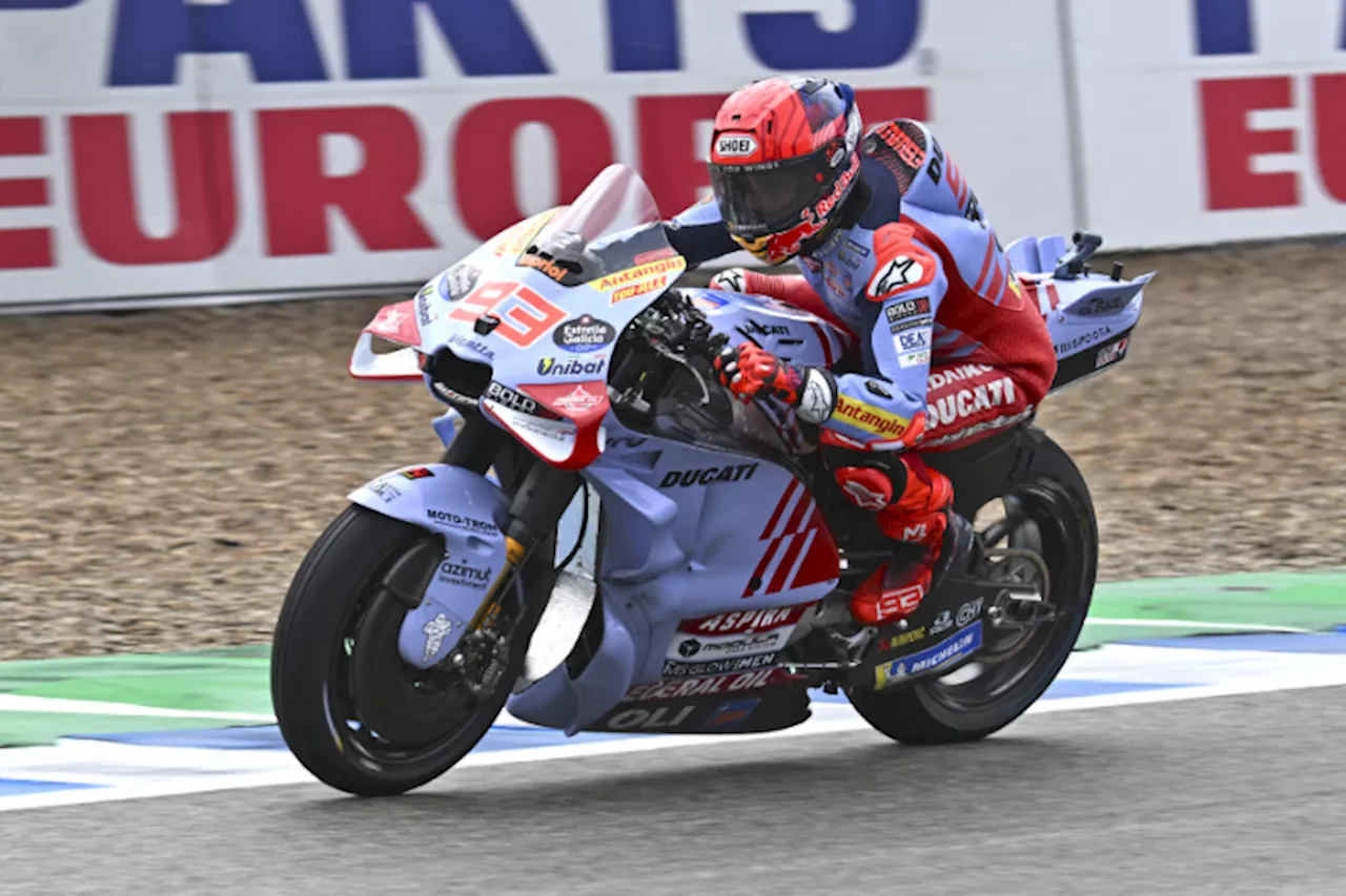 Jerez, FP2: Marc Marquez auf nasser Strecke Erster