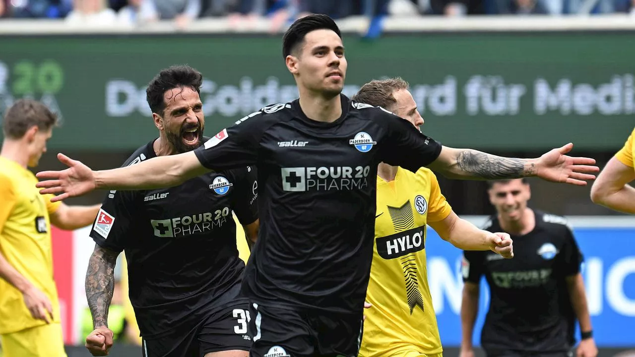 Zweite Bundesliga: SC Paderborn weist SV Elversberg in die Schranken