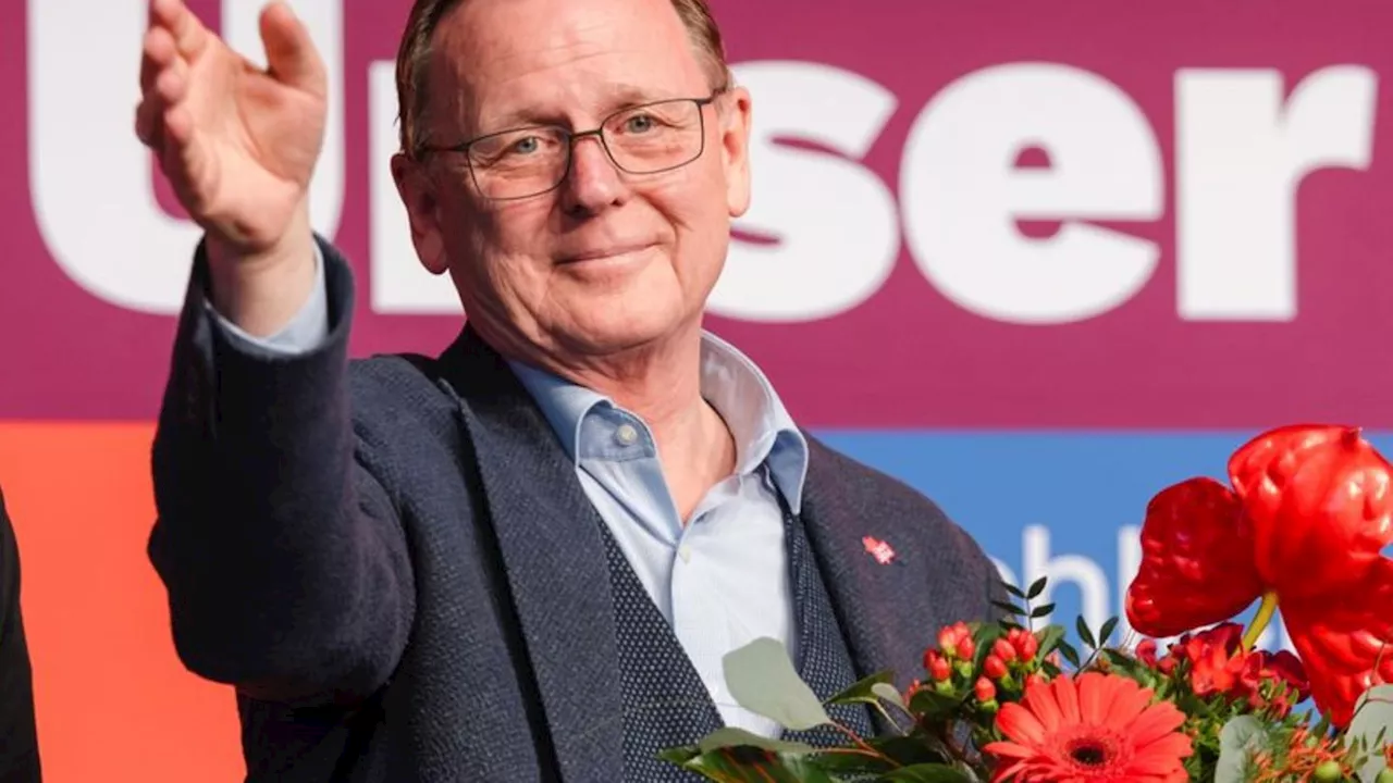 Parteien: Thüringer Linke wählt Bodo Ramelow zum Spitzenkandidaten