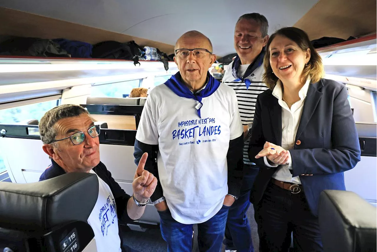 Basket Landes/Bourges : la préfète des Landes a fait le déplacement avec les supporteurs