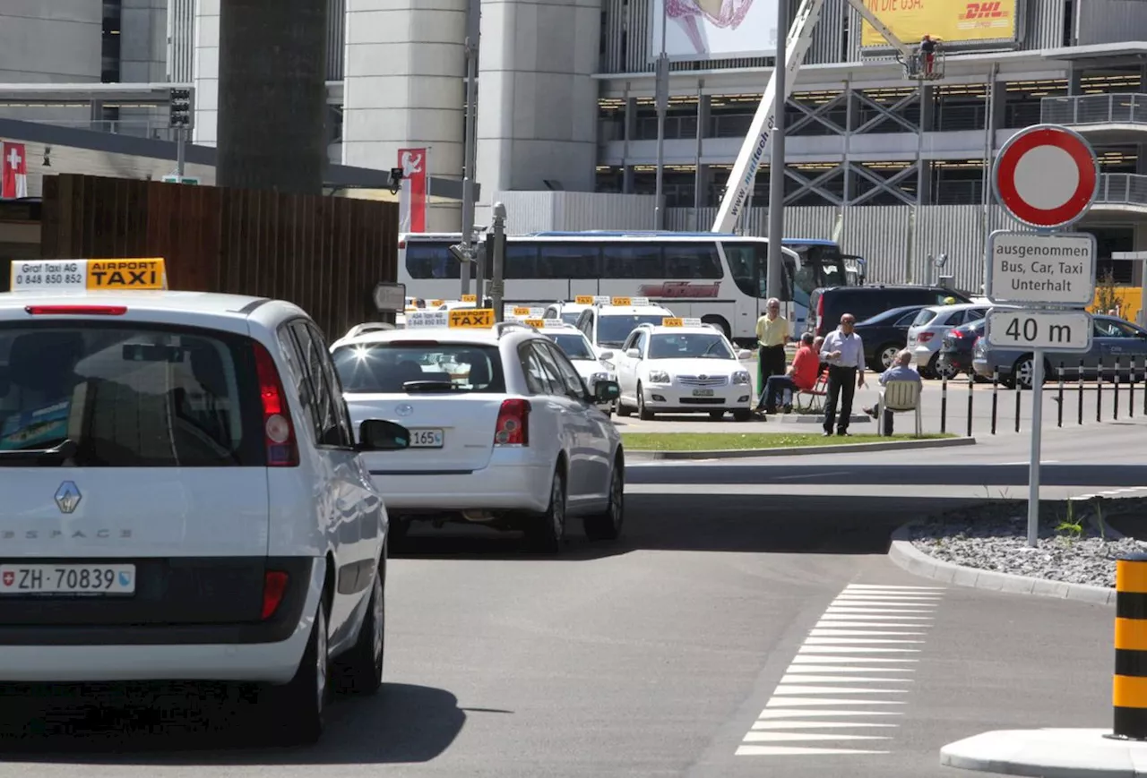 Flughafen Zürich Taxistreit wird Fall für Weko