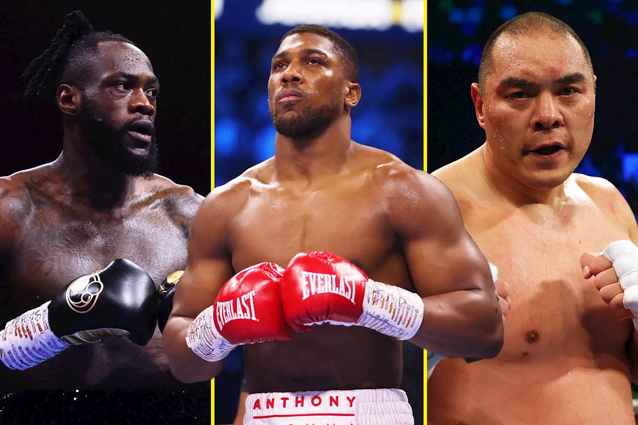 Anthony Joshua confirms date for next fight and reveals Deontay Wilder is on four-man shortlist...