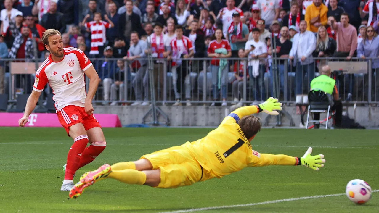 Harry Kane breaks personal record with 42nd goal of the season for Bayern Munich...